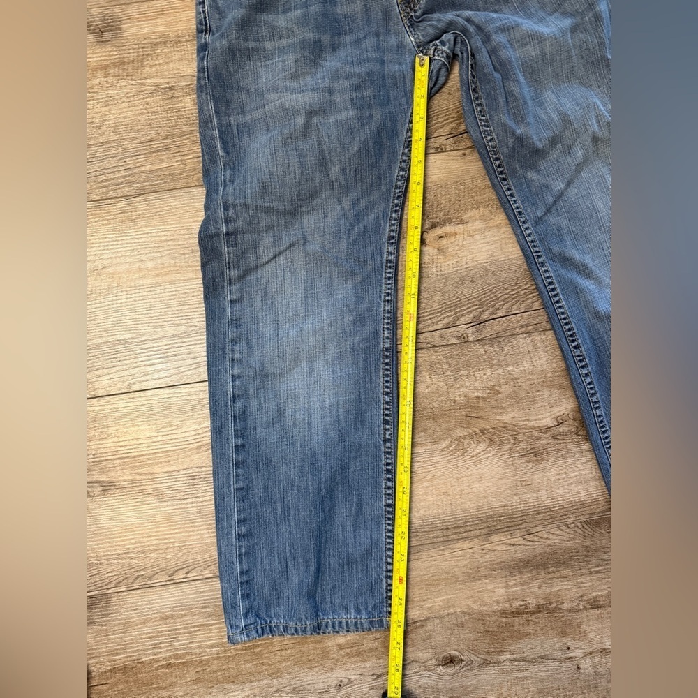 Levi's Light Blue Straight Jeans 31 x 26 - Picture 3 of 6